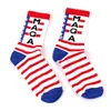 Trump 2024 Socken Party Favor Präsident MAGA Trump Brief Strümpfe Gestreifte Sterne US-Flagge Sportsocken C66