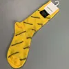 Womens Socks paris cotton classic print Outdoor mens wear summer couple sport long stockings average size