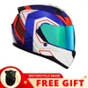 Motorradhelme Männer Integralhelm mit innerer Sonnenblende Casco DOT-zugelassenes Moto Capacete Racing Casqueiro Casque Motocross ECE