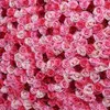 Dekorativa blommor 50 datorer falska konstgjorda siden rose huvuden blomma knoppar diy bukett hem bröllop hantverk dekor leveranser 8 wxv försäljning