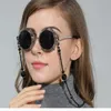 المرأة الرجعية عتيقة اللؤلؤة Eyeglass Eyewears Sunglasses نظارات قراءة السلسلة حامل الحبل حزام الرقبة Rope9616798315y
