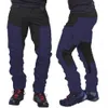 Pantalons pour hommes Casual Men Fashion Color Block Multi Pockets Sports Long Cargo Pants Pantalons de travail pour hommes 230615