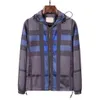 Multi Style Classic Plaid mens veste à capuche Designer veste hommes Mode Casual coupe-vent Printemps Eté manteau