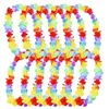 1000pcs Hawaiian Flower leis Garland Necklace Flowers Fancy Dress Party Hawaii Beach Fun Wedding Party Gift Decration