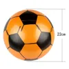 Balls 20cm Children Soccer Ball Multicolor PVC Inflatable Hand Pat Football Sports Matches Training Outdoor Games Beach Elastic 230615