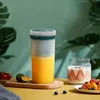 Licuadora portátil personal de 1 pieza, mini licuadora de jugo, licuadora de tamaño pequeño recargable por USB para batidos y batidos, mini vaso exprimidor de viaje de 300 ml, jugo, leche