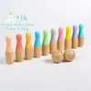 1 conjunto de boliche de brinquedos simples, acabamento fino, brinquedo de madeira, multiuso, para crianças, interno, externo, interativo 230614