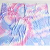 Scarves 1 Pcs Fashion Ombre Tie Dye Jersey Instant Hijab Scarf Printe Shawls Bufandas Muslim Wraps Headband Stole 7 Colors