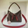 5A Top Quality Casual Bag Handmade Canvas Mini Woven Handle Body Bag Crossbody Purse M55090 Beaubourg Hobo Bag 25cm