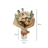 Fleurs décoratives Roses éternelles Creative Bouquet de fleurs Home Decor Mariage Saint Valentin Noël Graduation Cadeau Artificiel