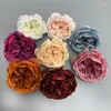 Decorative Flowers 5Pieces Roses Head Wedding Bridal Accessories Clearance Christmas Decorations For Home Scrapbooking Artificial