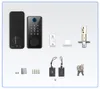 Door Locks Smart Deadbolt Locks of Tuya Bluetooth App Biometric Fingerprint Password Keyless Entry Front Door Lock 230614