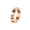 Designer Coppia di moda Carter Titanio Steel Index Ring per uomini e donne Personalità Avanzate Sense incolore R Gioielli