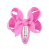 2.7 pouces plaine ruban arcs pinces à cheveux pour enfants filles cheveux arcs pinces à cheveux ruban couvert épingles à cheveux accessoires de cheveux en vrac