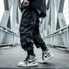 Męskie spodnie houzhou czarne spodnie ładunkowe Męskie Joggers Hip Hop Techwear Spodnie Hippie Spodnie dla mężczyzn Streetwear Pockets Piekiety Rozmiar Rozmiar 230615