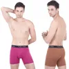 Underpants Sexy Mens Boxer Briefs High Quality Resilience Sports Panties Man Boxershorts Long Underpants Comfort Cotton Underwear For Male 230615