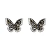 Ear Cuff HEYu Black Butterfly Stud Pendientes para mujer INS Trendy Party Pendiente Estilo coreano Elegante Simple Joyería Accesorios 230614