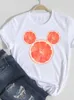 Men's T Shirts Fashion Clothes Love Holiday Mouse Ear Graphic T-shirts Casual Printed Clothing Women Female Short Sleeve Lady Tee Top