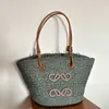 Torby wieczorowe Kobiety Straw Bag Designer Vintage Torba na zakupy Torby mody Torby Duże torebka Letnia podróż podróżna