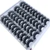 Makeup Tools 20 Pairs 1825 mm 3d Mink Lashes Bulk Faux Thick Long Wispy Natural Pack Short Wholesales False Eyelashes 230614