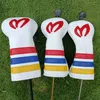 Outros produtos de golfe MASTERBUNNY EDITION 1 3 5Wood Headcovers Driver Fairway Woods cover PU Leather Head Covers Set Protector Golf Accessories 230614