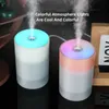 Humidifiers 200ML Mini Car Air Humidifier USB Ultrasonic Essential Diffuser Smart Purifier Home Aroma Mist LED Night Light