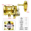 Moulinets Baitcasting PROBEROS Jigging Gauche Droite Eau de mer à la traîne Aluminium CNC Usiné Creux Pêche 5.7 1 Haute Vitesse 230614