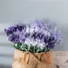 Decoratieve Bloemen 10 Hoofden Romantische Provence Lavendel Zijde Kunstmatige Paarse Boeket Voor DIY Thuis Bruiloft Decoratie Plastic Nep