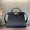 A última moda bolsa multifuncional de couro multifuncional em tecido Bolsa de ombro moderna Bolsa transversal de grande capacidade Bolsa transversal