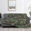 Dekens Jungle Camouflage Deken Cover Fleece Leger Militaire Camo Super Zachte Gooi Deken voor Beddengoed Bank Sprei Queen King Size R230615