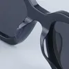 Okulary przeciwsłoneczne projektant luksusowe sungkasy nieregularne octan białe czarne szklanki kobiety Mężczyźni moda uv400 okulary 9ouq