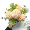 Decoratieve Bloemen Simulatie Balchrysant Delicaat Geen water geven Veelkleurig Office Home Decor Kunstmatige Bolbloem Bruiloft