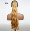 24 inch golvende hoge temperatuur synthetische paardenstaart hair extensions - kies uit een verscheidenheid aan stijlen - verbeter je look direct