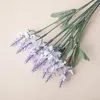 Decoratieve Bloemen 10 Hoofden Romantische Provence Lavendel Zijde Kunstmatige Paarse Boeket Voor DIY Thuis Bruiloft Decoratie Plastic Nep