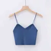 MRMT, nuevo diseñador de otoño, camiseta para mujer, chaleco con cuello en V, Camiseta corta ajustada de punto, chaleco halter para mujer, chaleco G220228