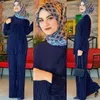 Мусульманские женщины вершины исламские сеты абайя Турция Женщины Мусульманская модная блузка и брюки Абая Дубай Мусулман Ансамблы 2 куски