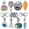 925 sterling silver charms for pandora jewelry beads 925 Bracelet Colorful Hot Air Balloon Combination