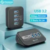 Splitter 3.2 Docking Station Hub Tipo C Adattatore Multi Porte Diverse prese OTG 3.0 Con lettore di schede SD per PC portatile