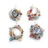 Подвесные ожерелья натуральные пресноводные жемчужины нерегулярные 30-40 мм обернутые гравийные гравийные очарование