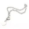 Bijoux de créateurs Colliers designer Retour à T Collier coeur colliers trèfle collier 925 argent marque classique coeur Tag collier pour hommes chaînes de collier