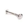 LABRET LIP RILING JEINDY 10PCS 16G ASTM 36 Wewnętrznie gwintowany koksowy bar z płaskim CRYS Hurtowym 230614