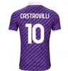 2023 2024 FIORENTINA soccer jerseys JOVIC CASTROVILLI J IKONE CALLEJON PRINCE GONZALEZ 23 24 Fiorentina Football Shirts VLAHOVIC maillot de foot