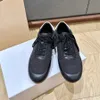 2023 designer sneakers the row casual shoes calfskin platform low top sneakers size 35-40