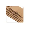 100 szt. Brown Kraft Paper Ruphing Merchandise Party Prezentacje z uchwytami linowymi 16 rozmiarami hurtowo ckvqu