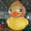 8mh (26,4ft) personalizados enormes modelos de desenho animado gigante pato inflável para venda decoração de balões de animais