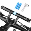 Composants de guidon de vélo Extension de guidon de vélo Charge USB 18650 Batterie au lithium Support de support d'extension de guidon de vélo Accessoires 230614