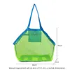 Storage Bags Outdoor Beach Mesh Bag Portable Shell Large Capacity Sundries Clothes Towel Organiser Children Baby Toy