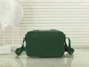 Zwart groen Schoudertas Diagonale Cross Bag Luxe Ipod Case Krokodil Patroon Designer Tassen Letter geborduurd Strap Pack