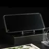 New 6Pcs Clear Acrylic Display Stand Holders Picture Album Decorative Holder Support Multi-Function Organizer Rack Shelf Home Decors
