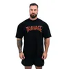 Heren T-shirts Zomer Thavage T-shirt Mannen Gym Running T-shirt Mannelijke Sport Losse Oversized Korte Mouw Bodybuilding Workout Tops Kleding 230615